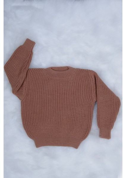 Cocuk-Bebek Triko Bayram ve Mevsimlik Kazak Kazak Kahve fiyatları