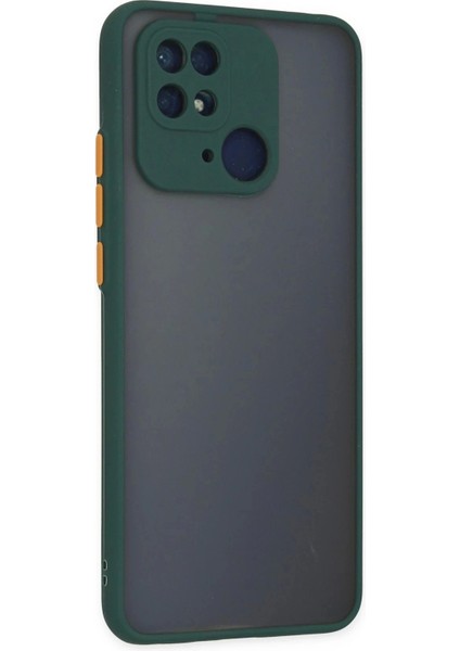 Newface Xiaomi Redmi 10C Kılıf Montreal Silikon Kapak - Yeşil modelleri