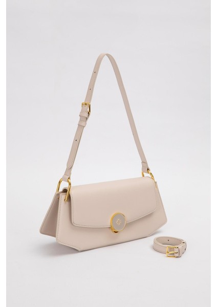 Vizon Oval Gold Aksesuarlı Omuz Çantası fiyatları