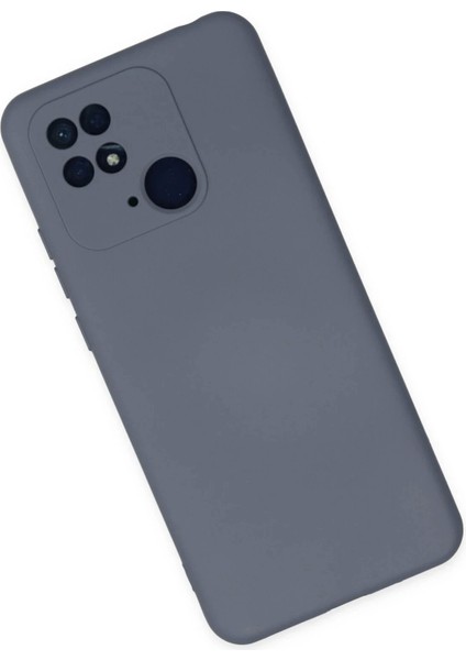 Newface Xiaomi Redmi 10C Kılıf Nano Içi Kadife Silikon - Gri fiyatları