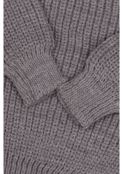 Cocuk-Bebek Triko Bayram ve Mevsimlik Kazak Kazak Açık Gri modelleri