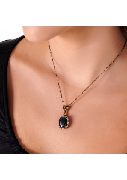 Kösem Sultan Siyah Kadın 3'lü Takı Seti Küpe Kolye Yüzük Takım Bakır El Yapımı Zirkon Taşlı Kararma Yapmaz Kutulu modelleri