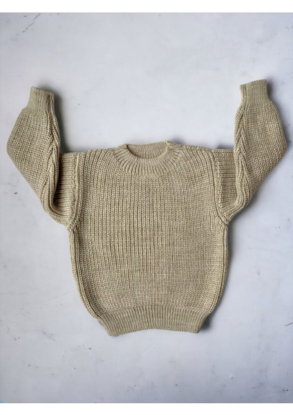 Triko Kazak Esnek Unisex Bebek Çocuk Selanik Bisiklet Yaka 1-5 Yaş