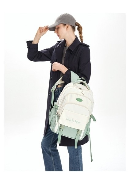 Yeşil Unisex Okul Çantası 07PCT120-S fiyatları