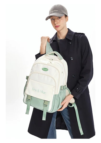 Yeşil Unisex Okul Çantası 07PCT120-S modelleri