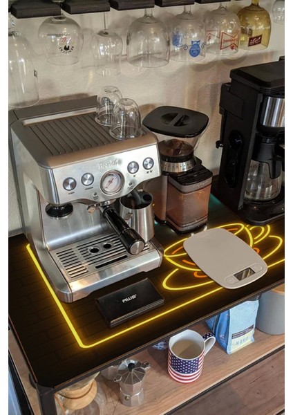 Barista Kahve Barı Tezgah Matı Sıvı Geçirmez Xxl Büyük Boy Espresso Makinesi Pad 40X90CM 27250827 modelleri