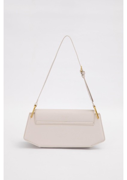 Gri Oval Gold Aksesuarlı Omuz Çantası fırsatları