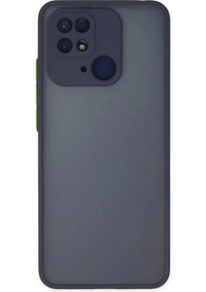 Newface Xiaomi Redmi 10C Kılıf Montreal Silikon Kapak - Lacivert