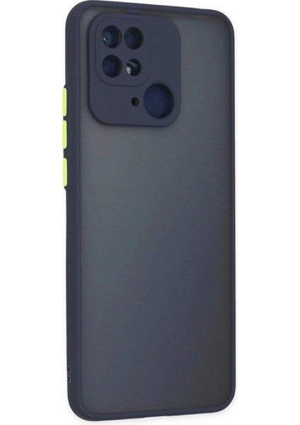 Newface Xiaomi Redmi 10C Kılıf Montreal Silikon Kapak - Lacivert modelleri