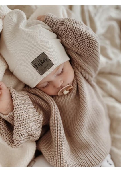 Unisex Bebek Çocuk Bisiklet Yaka Oversize Triko Kazak fırsatları