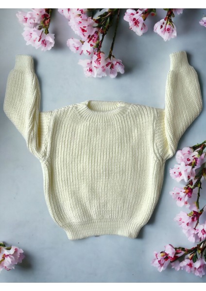 Triko Kazak Esnek Unisex Bebek Çocuk Selanik Bisiklet Yaka 1-5 Yaş