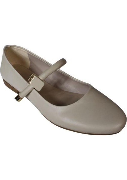 Yazkış Kadın Siyah Ten Cilt Üzeri Atkılı Babet