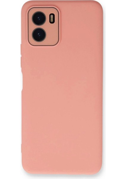 Newface Vivo Y15S Kılıf Lansman Glass Kapak - Pembe