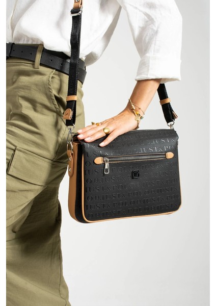 Kadın 3 Bölmeli Ayarlanabilir Uzun Askılı Postacı ve Omuz Çantası