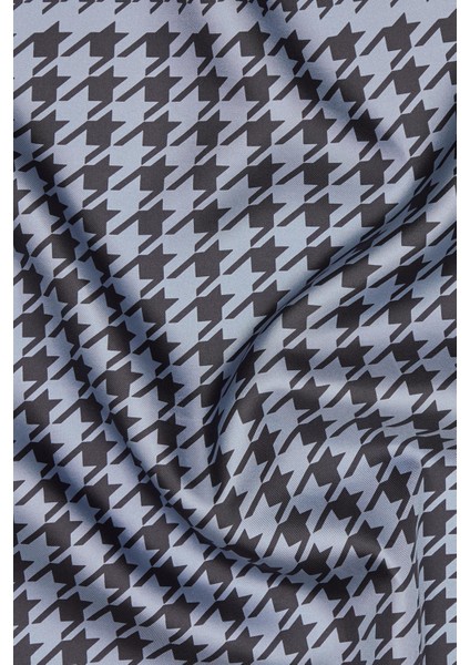 Kazayağı Desenli Ipek Tivil Eşarp 40717-ANTRASIT-SIYAH fiyatları