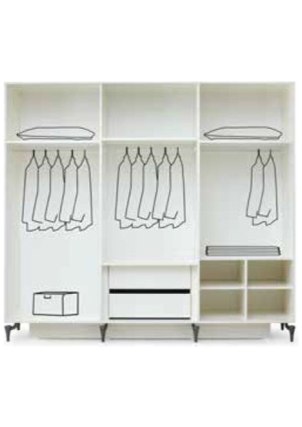 Aby 6 Kapılı Sonoma Dolap modelleri