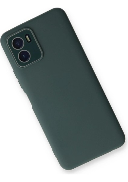 Newface Vivo Y15S Kılıf Lansman Glass Kapak - Koyu Yeşil fiyatları