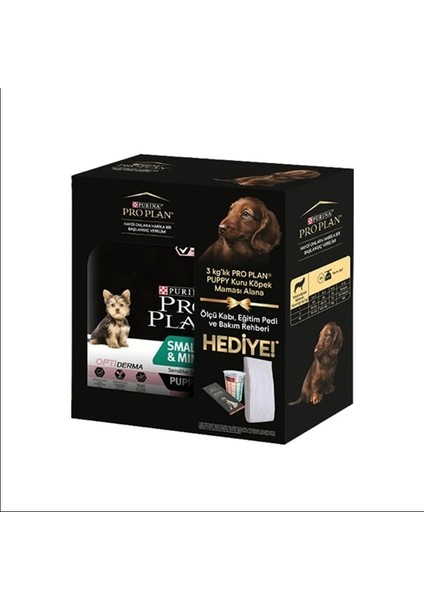 Pro Plan Puppy Somonlu Küçük Irk Yavru Köpek Maması 3 kg | Ölçü Kabı ve Eğitim Pedi Hediyeli