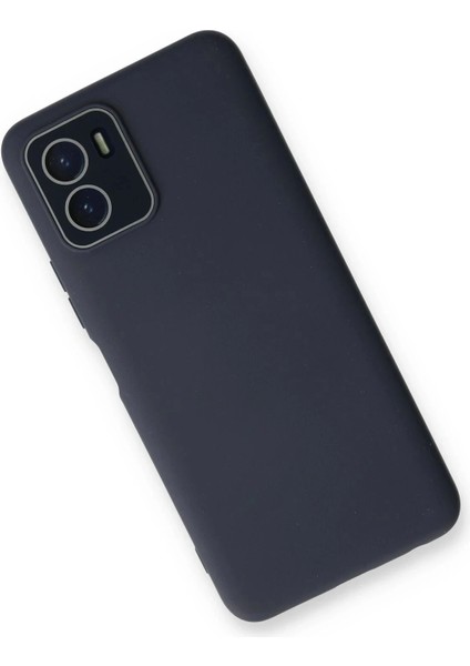 Newface Vivo Y15S Kılıf Lansman Glass Kapak - Lacivert fiyatları