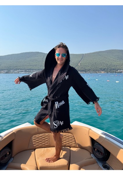 Pamuk Kimono Sabahlık Havlu Solenrosa