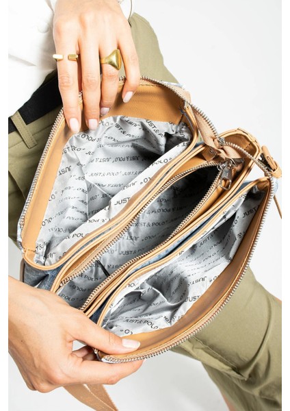 Kadın 3 Bölmeli Ayarlanabilir Uzun Askılı Postacı ve Omuz Çantası indirimleri