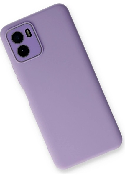 Newface Vivo Y15S Kılıf Lansman Glass Kapak - Lila fiyatları