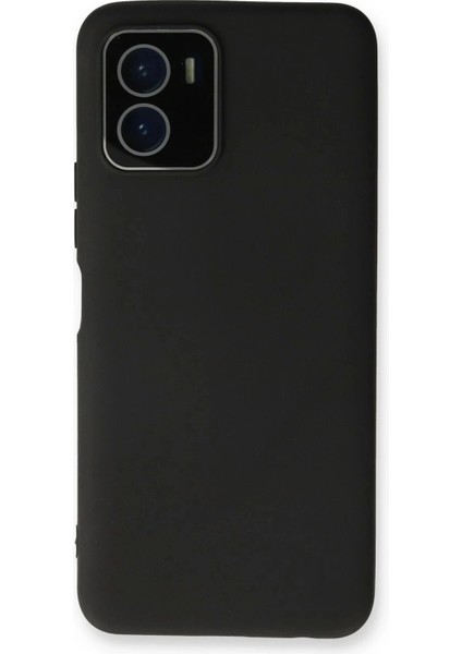 Newface Vivo Y15S Kılıf Lansman Glass Kapak - Siyah
