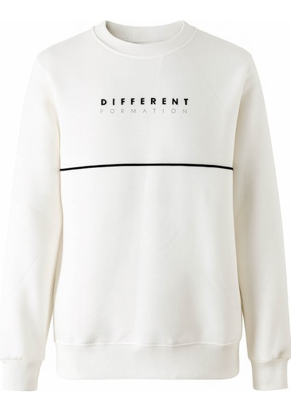 Beyaz Erkek Sweatshirt