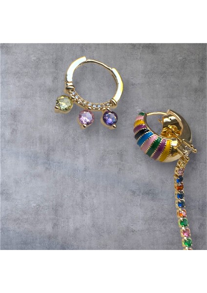 Çelik Renki 3 Lü Küpe fiyatları