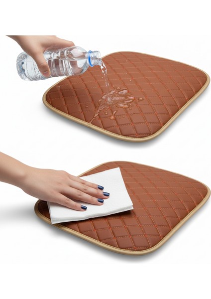 Fiat 500 D/f/l/r 1957–1975 Uyumlu 3 Parça Kapitone Oturak Araba Koltuk Suni Deri Pembe - Kaymaz | Trobus indirimleri