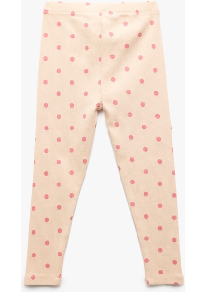 Pamuklu Puantiyeli Beli Lastikli Basic Tayt fiyatları