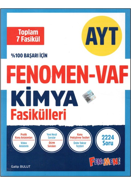 Fenomen-Vaf Kimya Fasikülleri