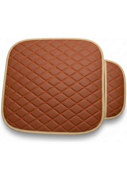 Seat Cordoba (2002 Öncesi) 1993–2002 Uyumlu 3 Parça Kapitone Oturak Araba Koltuk Suni Deri Pembe - Kaymaz | Trobus fırsatları