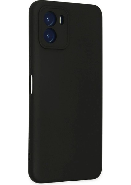 Newface Vivo Y15S Kılıf Nano Içi Kadife Silikon - Siyah modelleri