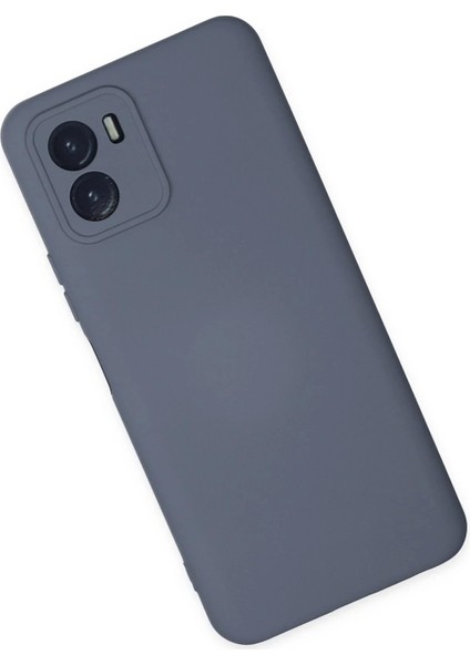 Newface Vivo Y15S Kılıf Nano Içi Kadife Silikon - Gri fiyatları