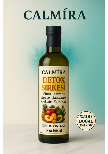 Detoks Sirkesi 500 ml - (Detox Vinegar) Doğal ve Katkısız
