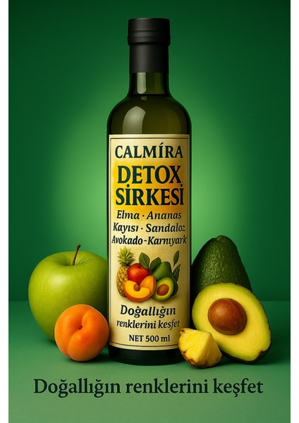 Detoks Sirkesi 500 ml - (Detox Vinegar) Doğal ve Katkısız indirimleri