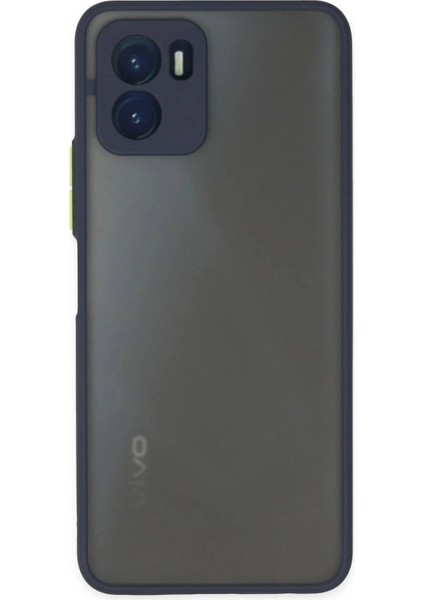Newface Vivo Y15S Kılıf Montreal Silikon Kapak - Lacivert