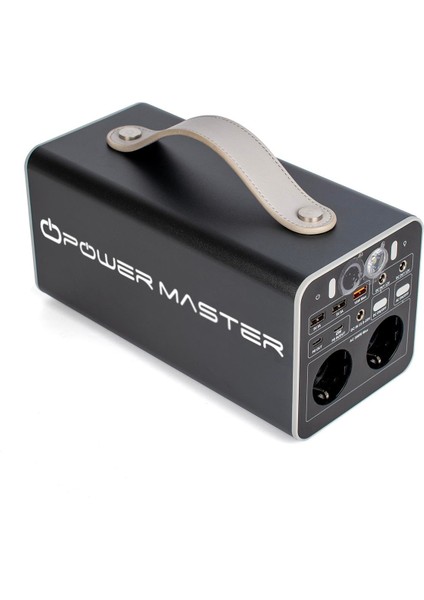 Powermaster ES300 300 Watt Taşınabilir Güç Istasyonu Kamp Tipi Elektrik Sağlayıcı Güç Kaynağı