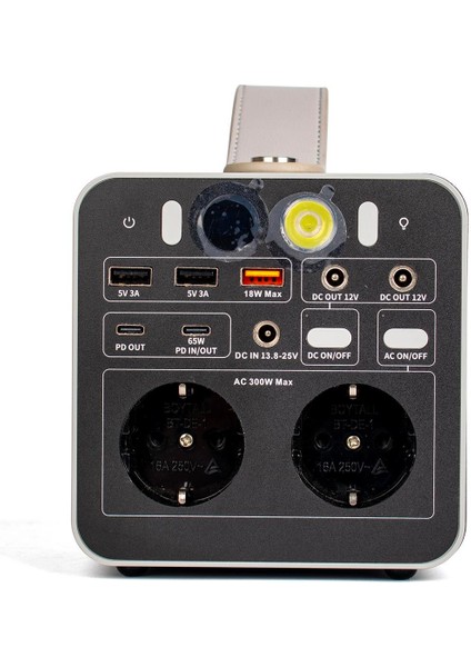 Powermaster ES300 300 Watt Taşınabilir Güç Istasyonu Kamp Tipi Elektrik Sağlayıcı Güç Kaynağı fiyatları