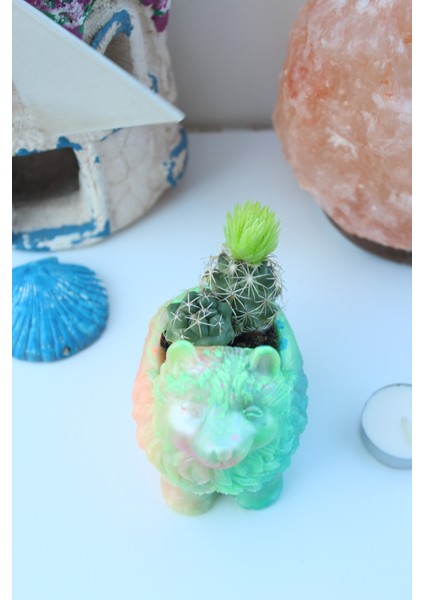 El Yapımı Epoksi Reçine Şık Tasarım Saksı/dekoratif Objeler (Çiçeksiz) - Kadın Emeği indirimleri