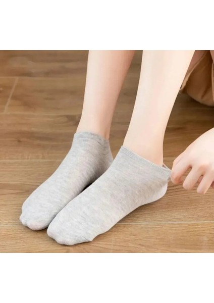 6 Çift Ünisex Düz Patik Çorap modelleri