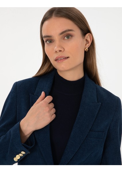 Kadın Saks Regular Fit Jean Ceket 50315592-VR032 fiyatları