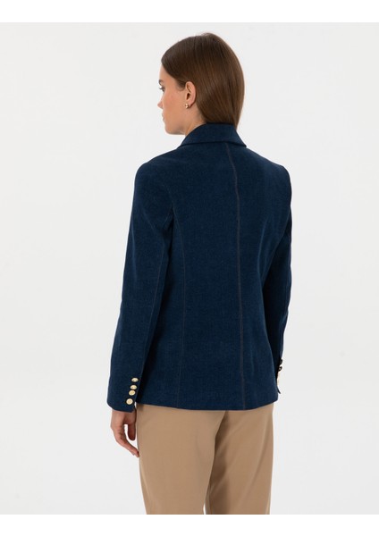 Kadın Saks Regular Fit Jean Ceket 50315592-VR032 indirimleri