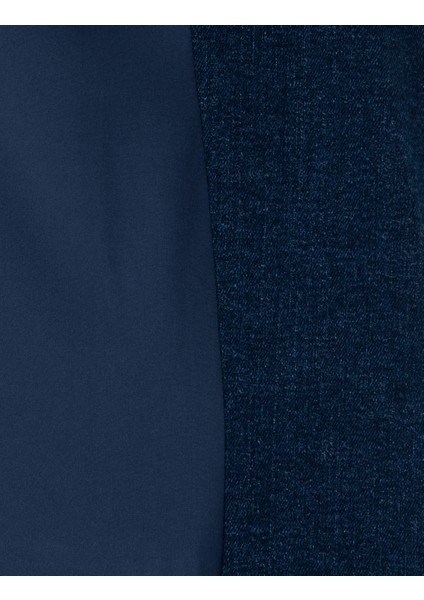 Kadın Saks Regular Fit Jean Ceket 50315592-VR032