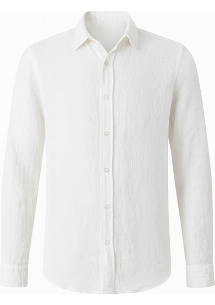 Ekru Erkek Gömlek 12-8281