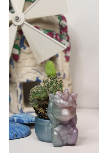 El Yapımı Epoksi Reçine Şık Tasarım Saksı/dekoratif Objeler (Çiçeksiz) - Kadın Emeği