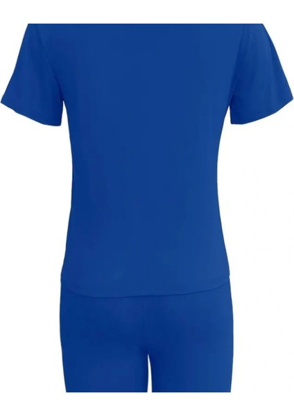 Kadın Kısa Kollu Çapa Baskılı Viskon Ikili Takım indirimleri