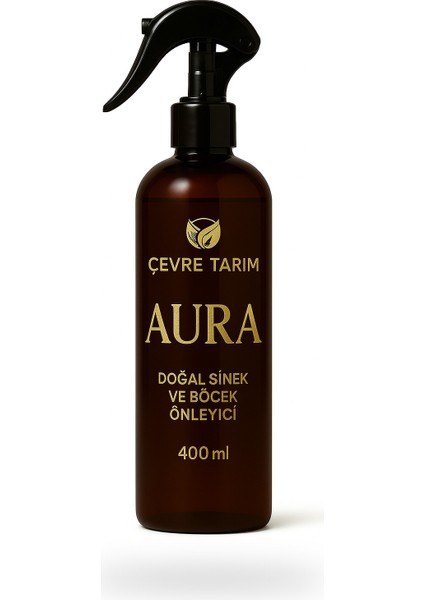 Aura Doğal Sinek ve Böcek Önleyici Bitki Bakım Spreyi 400 ml
