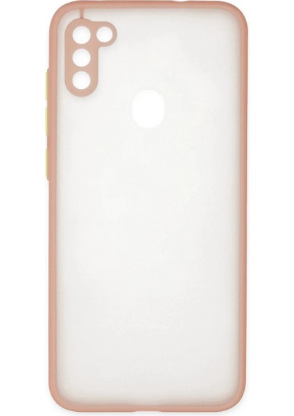 Newface Samsung Galaxy A11 Kılıf Montreal Silikon Kapak - Pembe